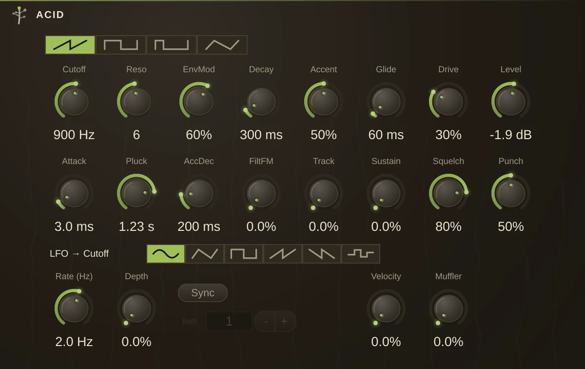 Acid editor