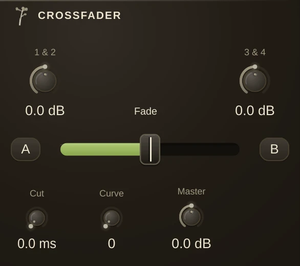 Crossfader editor