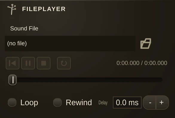 FilePlayer editor