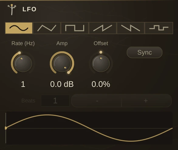 LFO editor