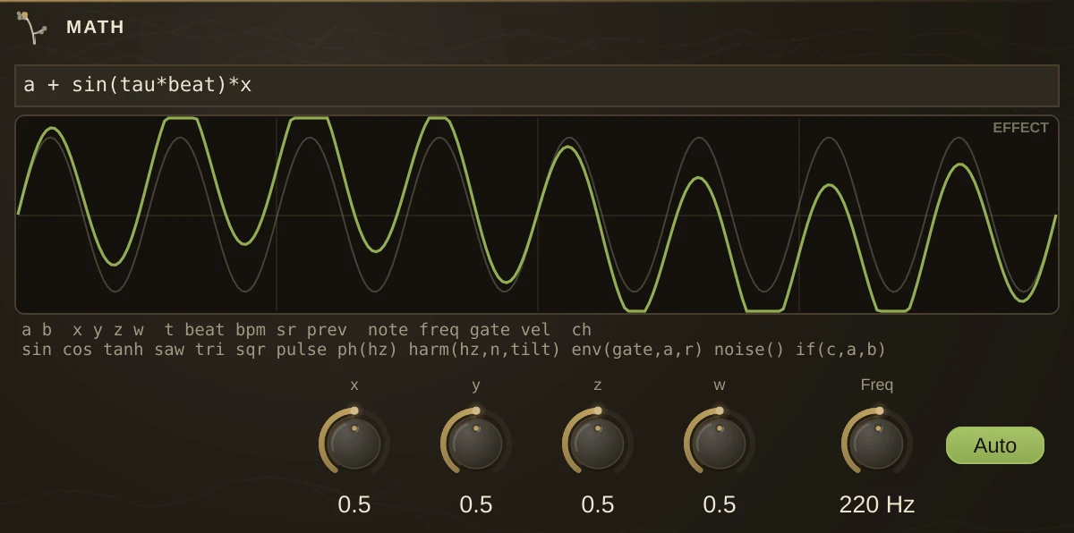 Math editor
