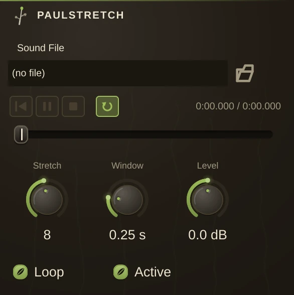 Paulstretch editor