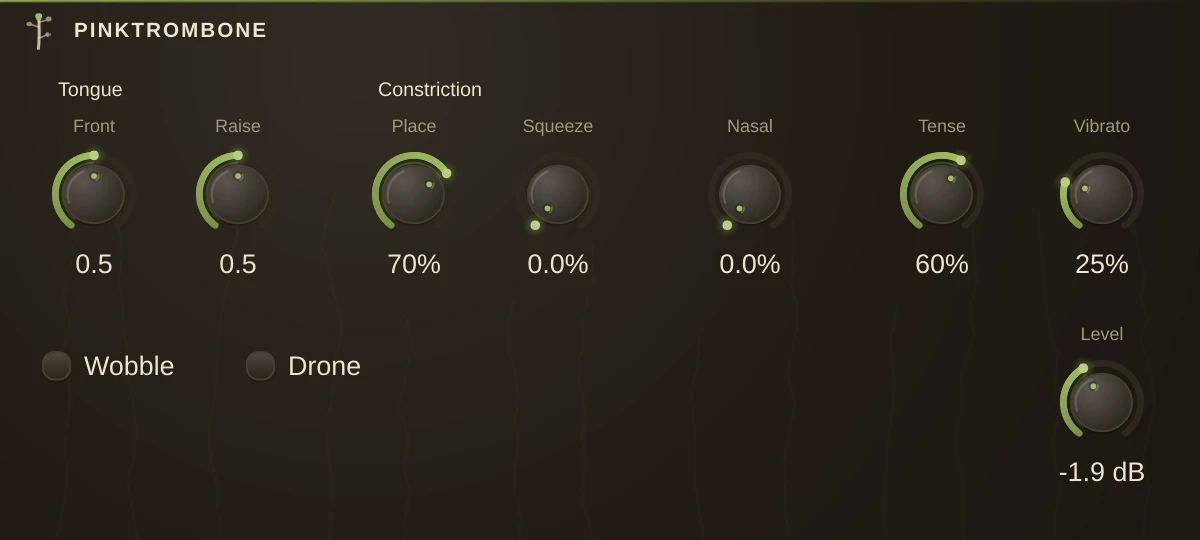 PinkTrombone editor