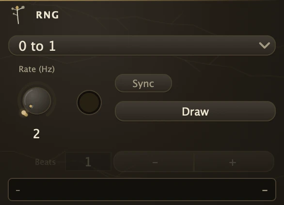 RNG editor