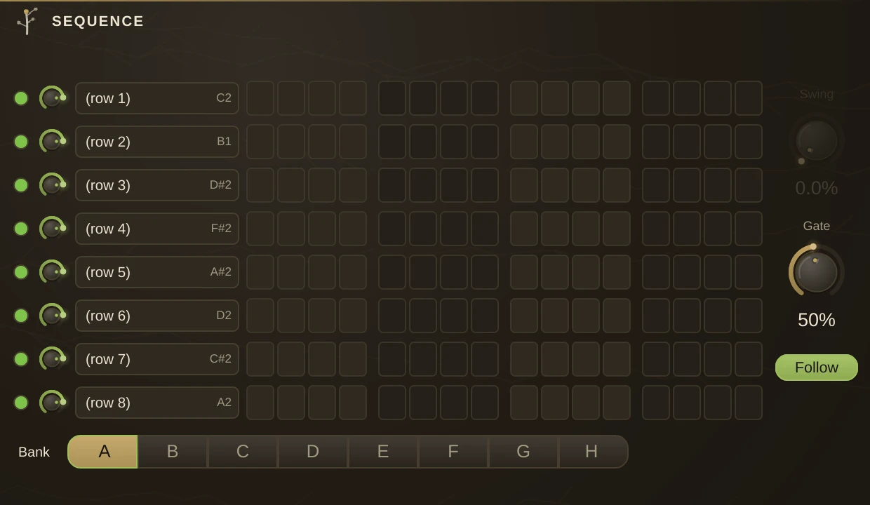 Sequence editor