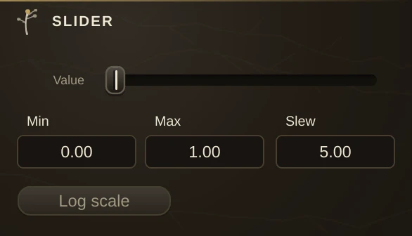 Slider editor